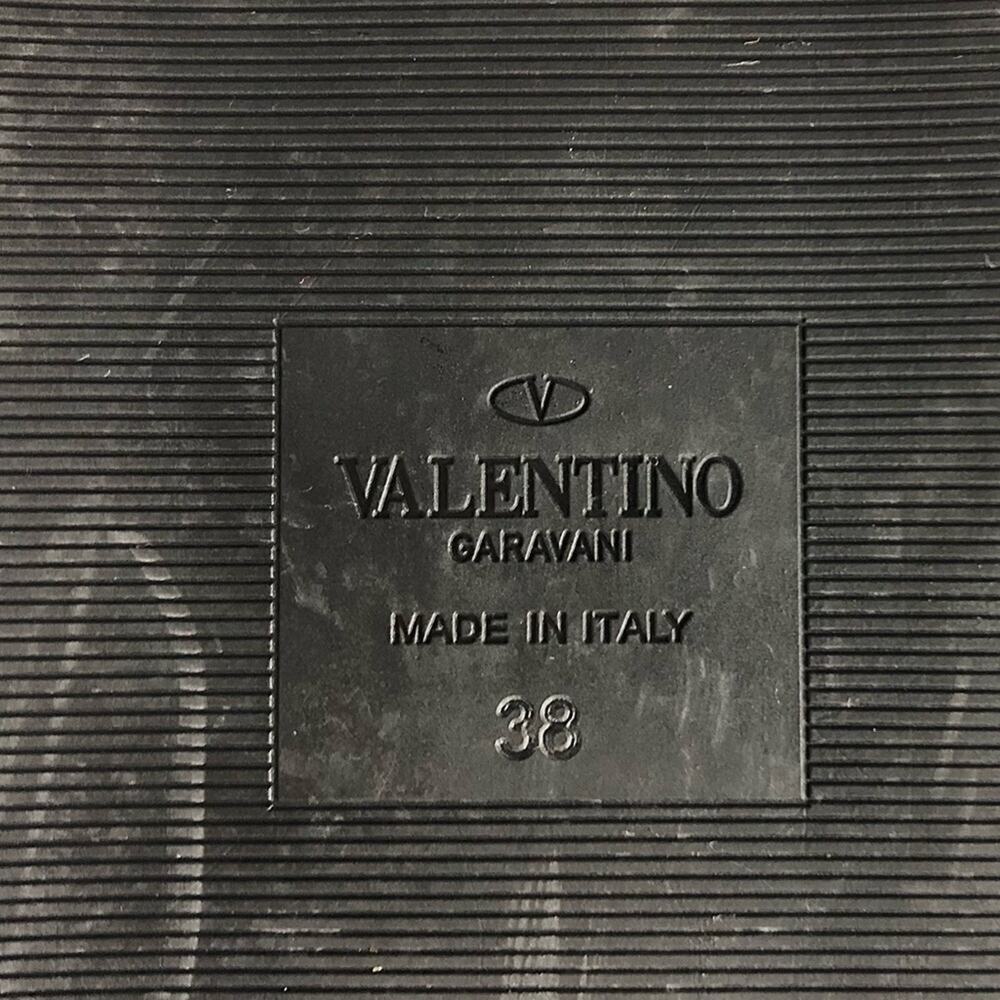 Valentino Garavani Roman Stud Shearling Lined Sabot Slip On Mules Slides 38 - Picture 7 of 7